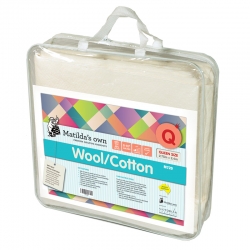 Wool 60%/Cotton 40% - 2.7m x 2.4m Queen Size Precut